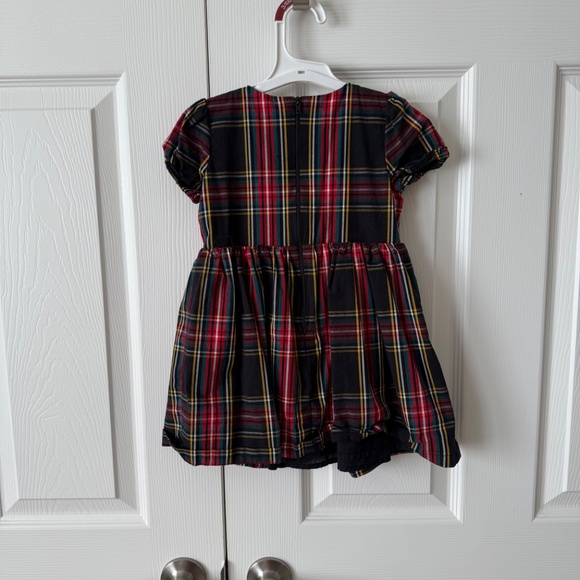 J.Crew Crewcuts Girls' Stewart Tartan Button-front Dress 2T - Picture 4 of 4